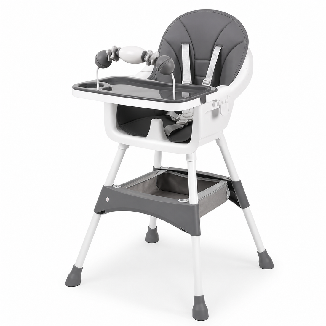 Comment nettoyer une chaise haute : housse, sangles, tablette