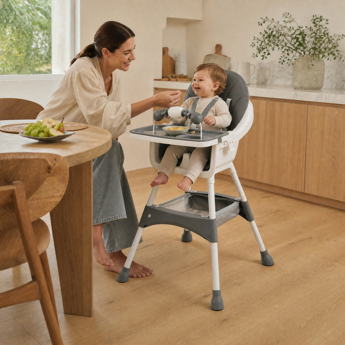 Chaise haute : jusqu'à quel âge, et quel poids ?