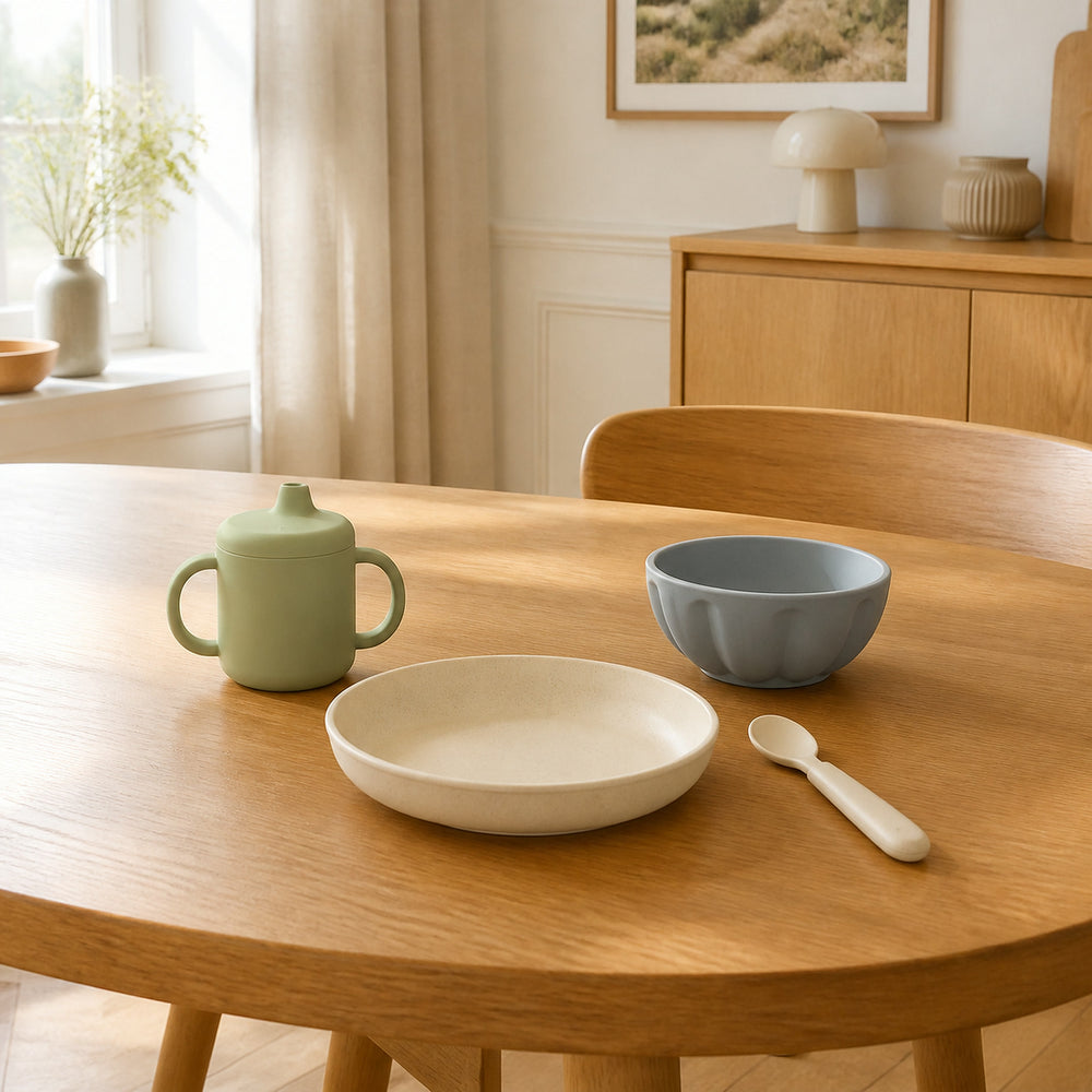 Trois marques sur la même table